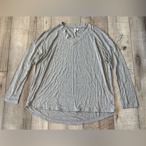 Nordstrom Gray Long Sleeve Shirt - Picture 1 of 3